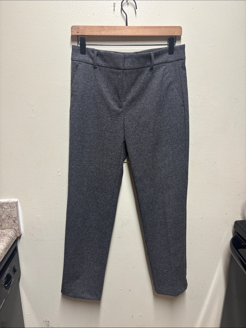Loft The Riviera Slim pants gray twill women 2 career work casual